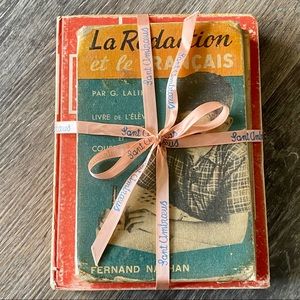 Set 3 Vintage MCM French Language Lesson Books
